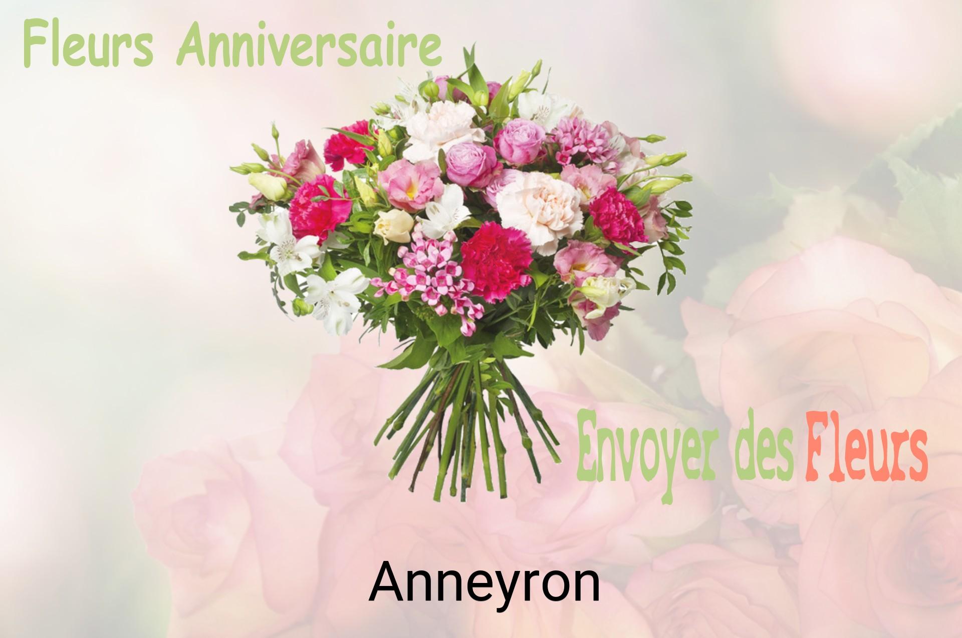 Bouquet de fleurs d’anniversaire livré à Anneyron