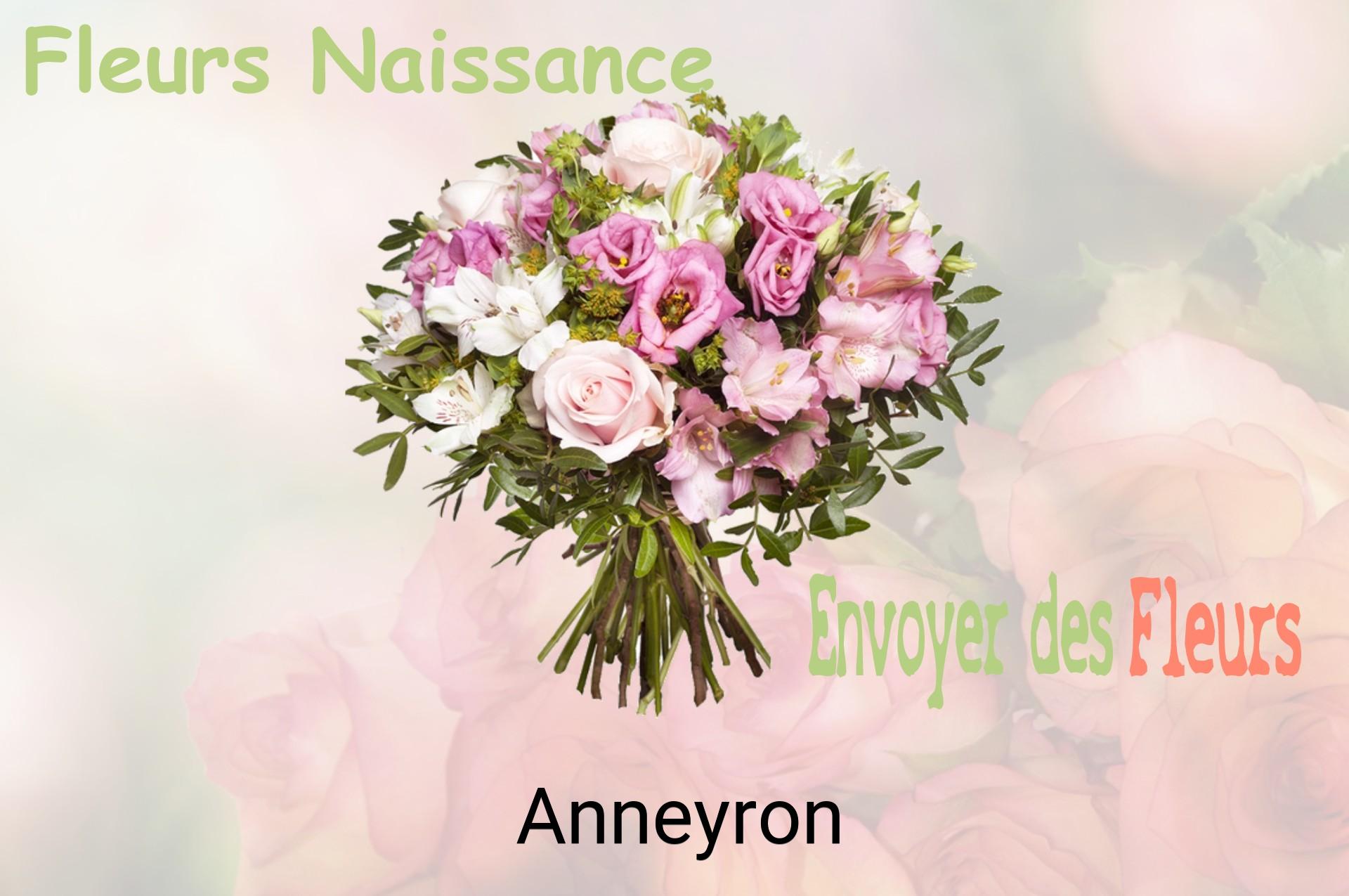 Bouquet de fleurs de naissance livré à Anneyron